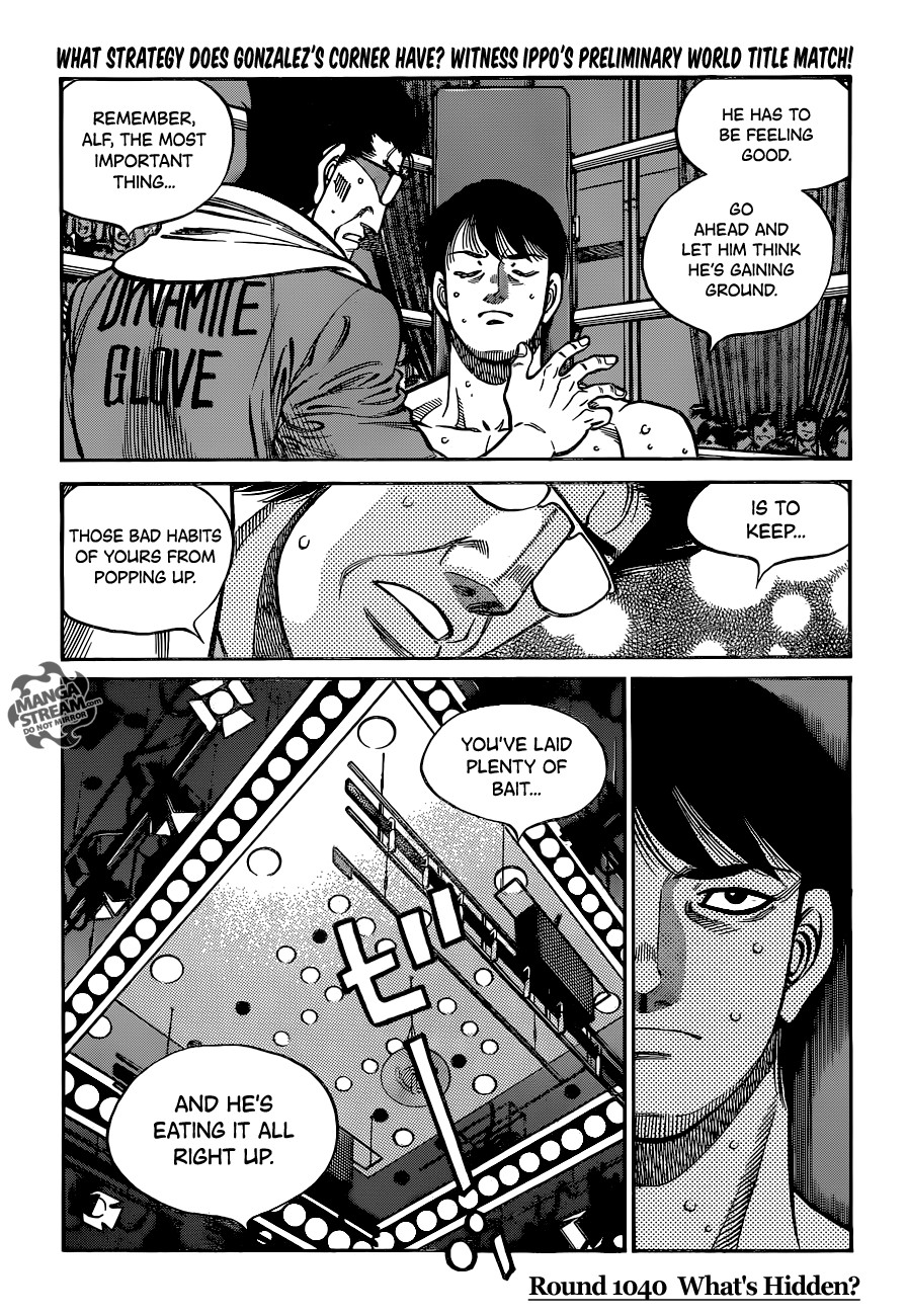 Hajime no Ippo Chapter 1040