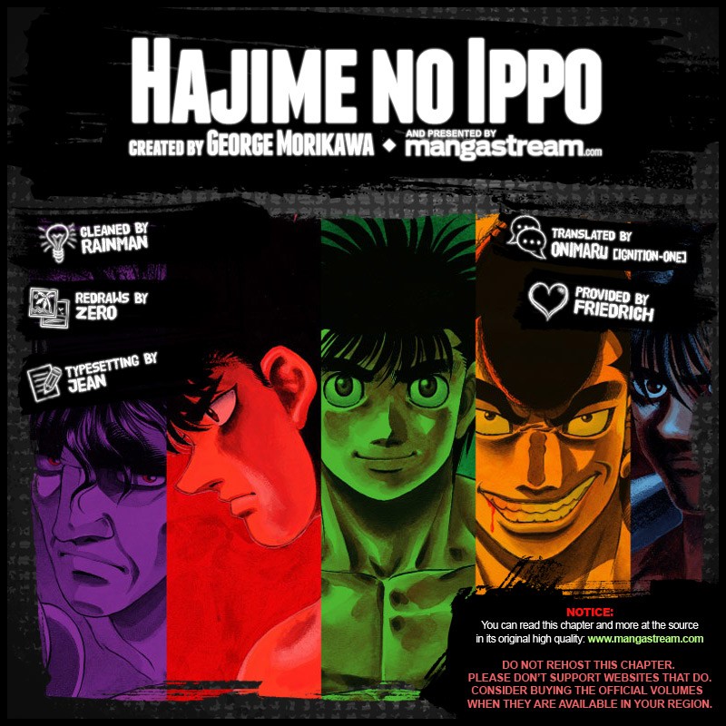 Hajime no Ippo Chapter 1133