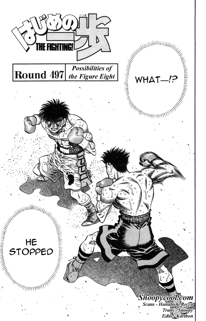 Hajime no Ippo Chapter 497