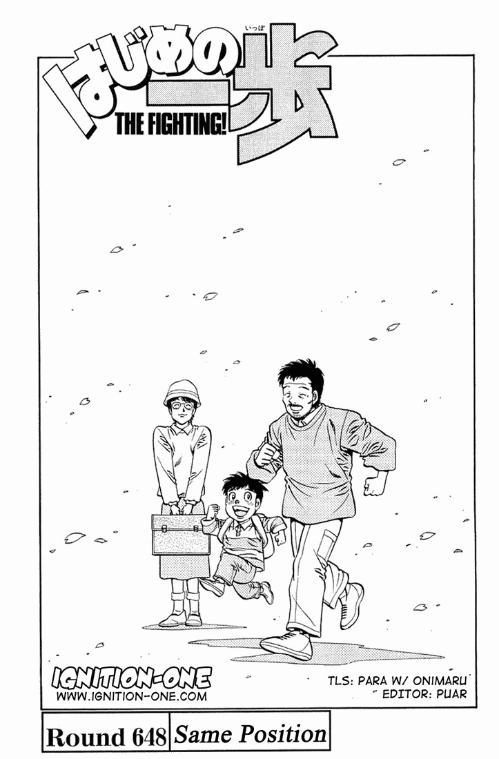 Hajime no Ippo Chapter 648