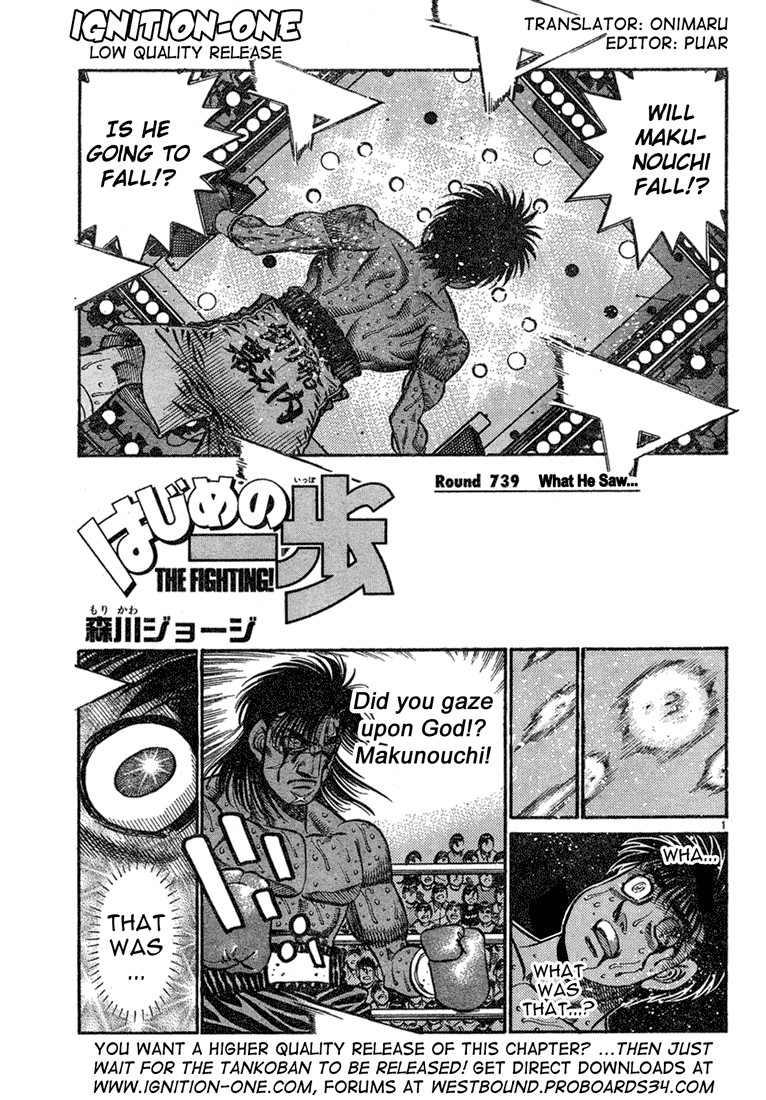 Hajime no Ippo Chapter 739