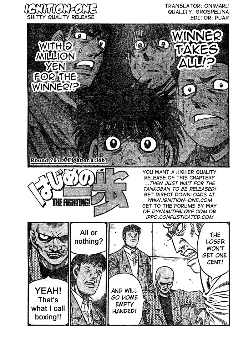 Hajime no Ippo Chapter 767