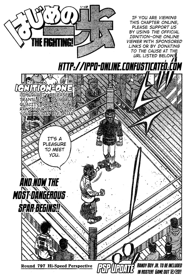 Hajime no Ippo Chapter 797