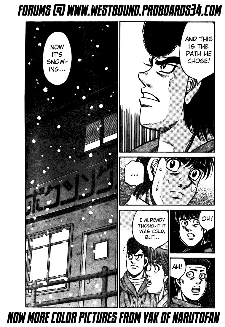 Hajime no Ippo Chapter 805