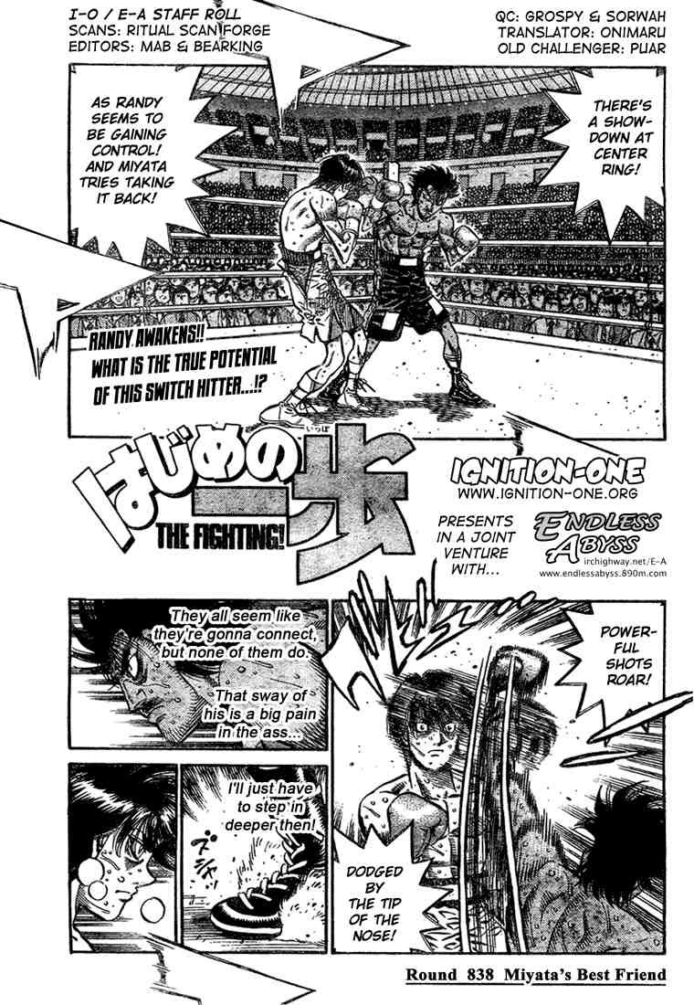 Hajime no Ippo Chapter 838