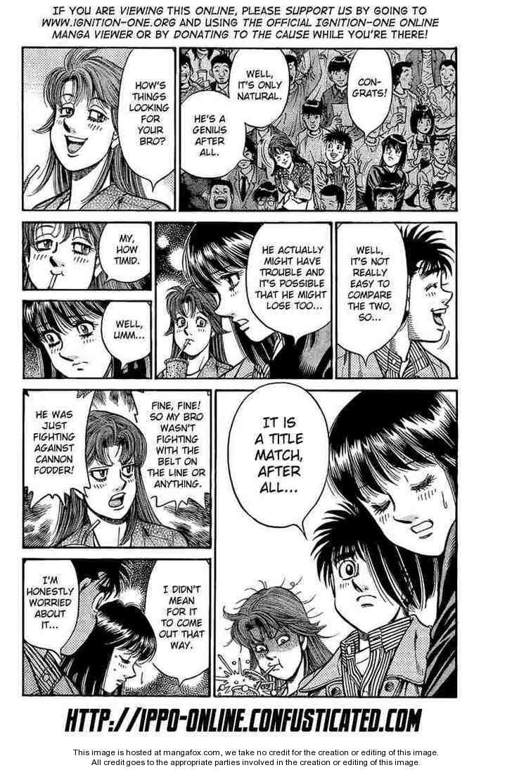 Hajime no Ippo Chapter 853