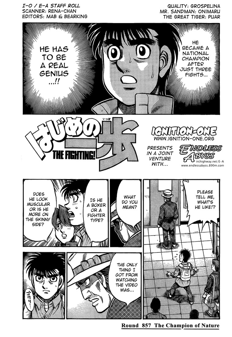 Hajime no Ippo Chapter 857