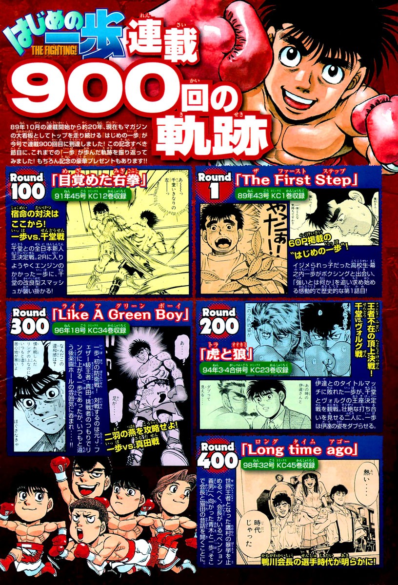 Hajime no Ippo Chapter 900