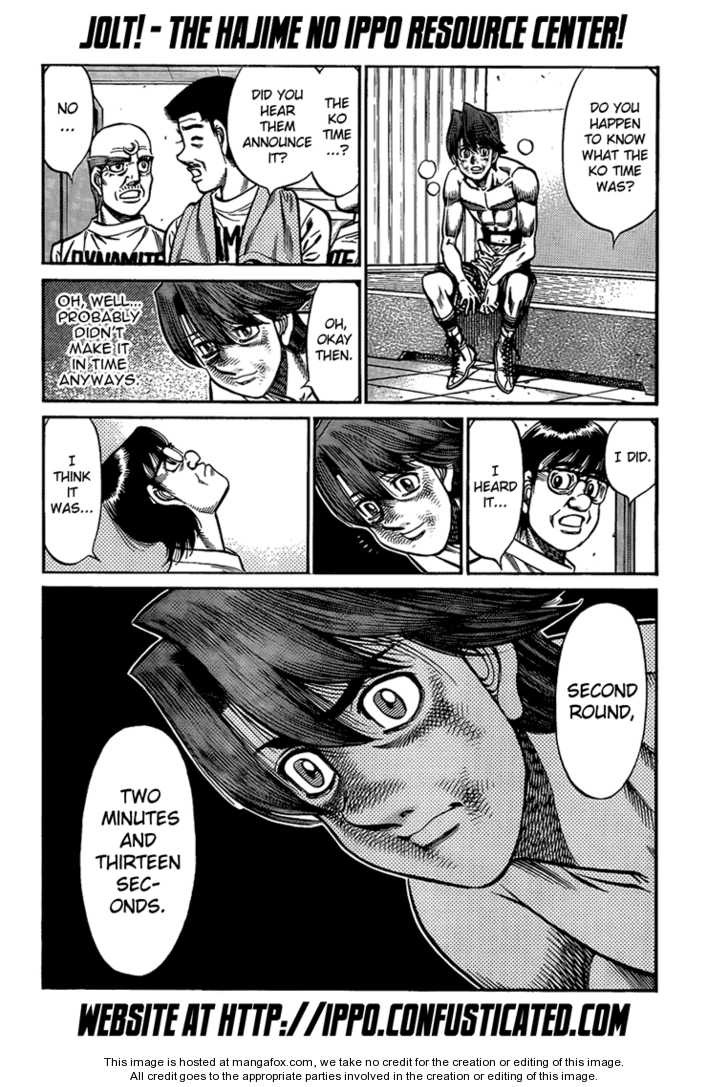 Hajime no Ippo Chapter 911