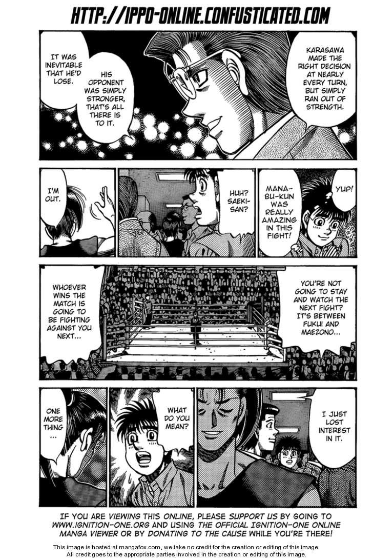 Hajime no Ippo Chapter 911