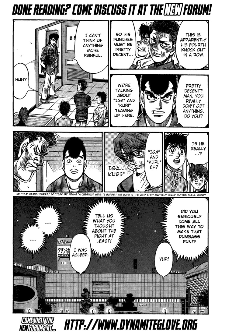 Hajime no Ippo Chapter 912