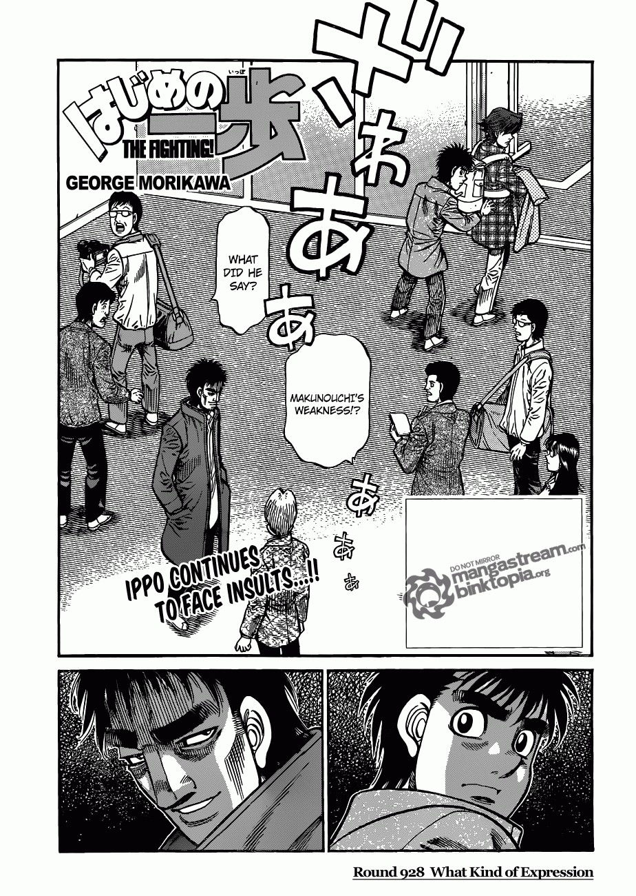 Hajime no Ippo Chapter 928