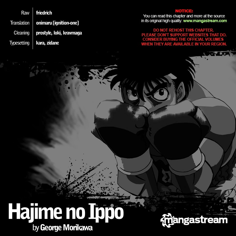 Hajime no Ippo Chapter 952