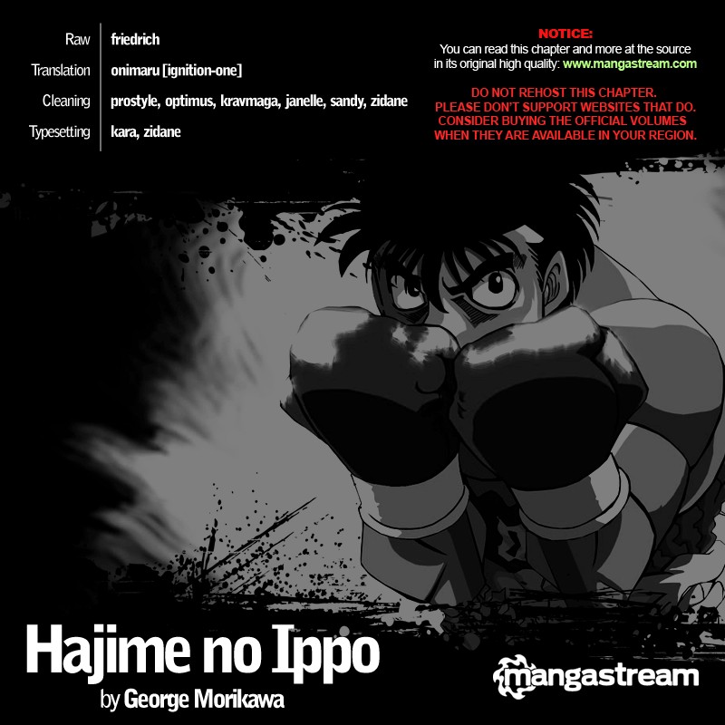 Hajime no Ippo Chapter 954