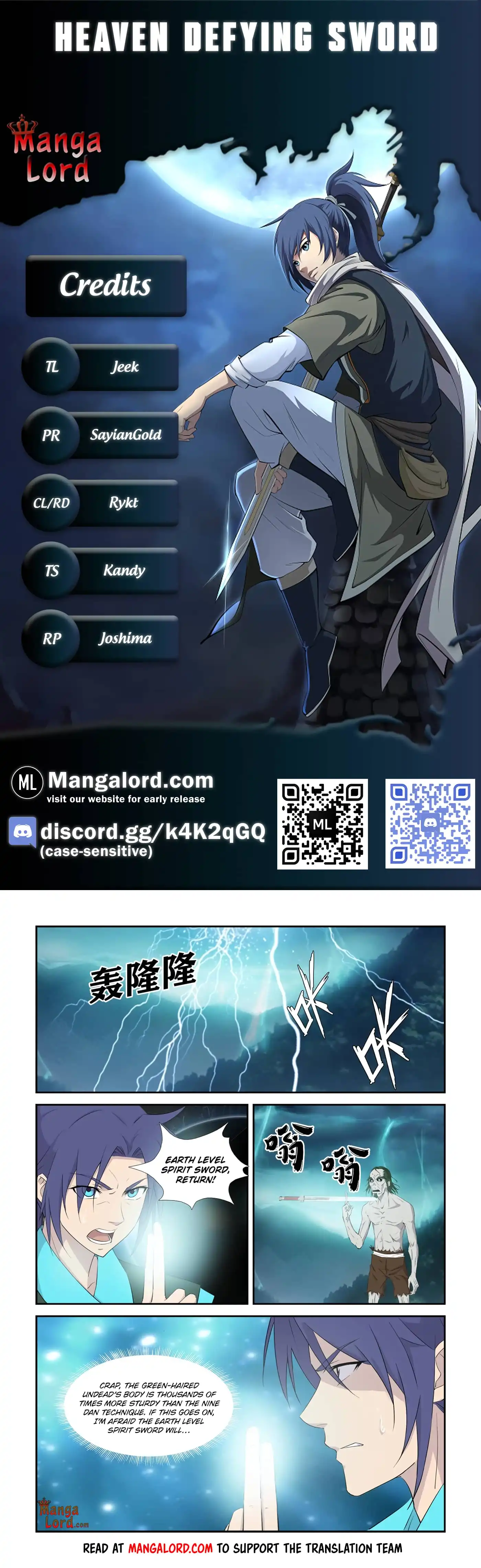 Heaven Defying Sword Chapter 325