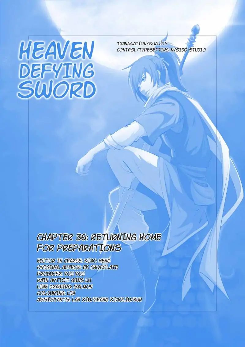 Heaven Defying Sword Chapter 36