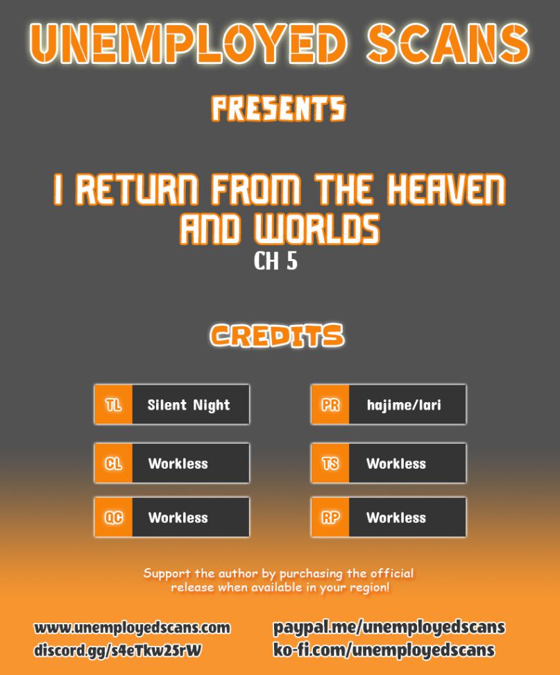 I Return from the Heaven and Worlds Chapter 5