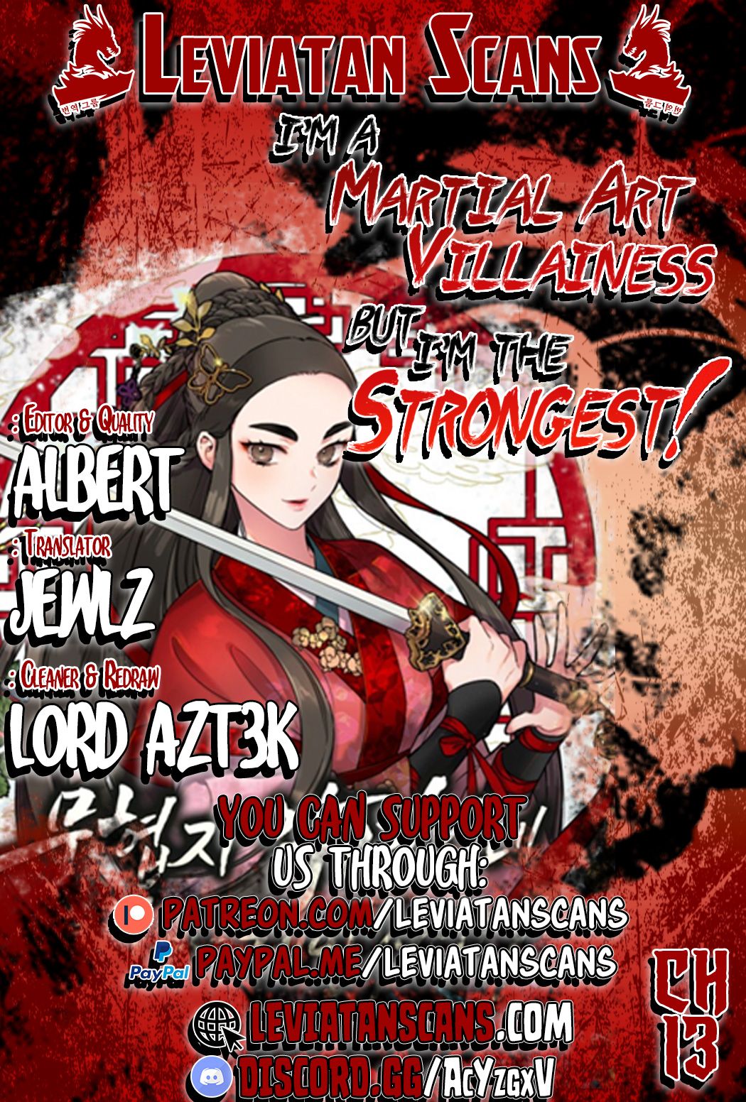 I'm a Martial Art Villainess but I'm the Strongest! Chapter 13