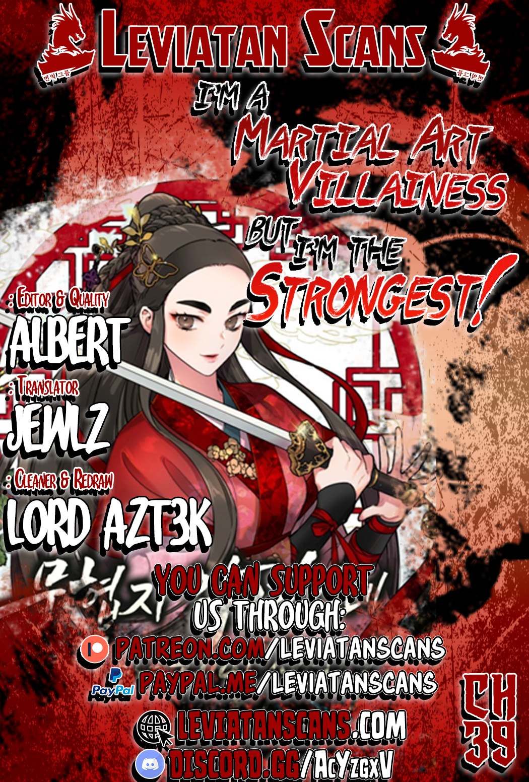 I'm a Martial Art Villainess but I'm the Strongest! Chapter 39