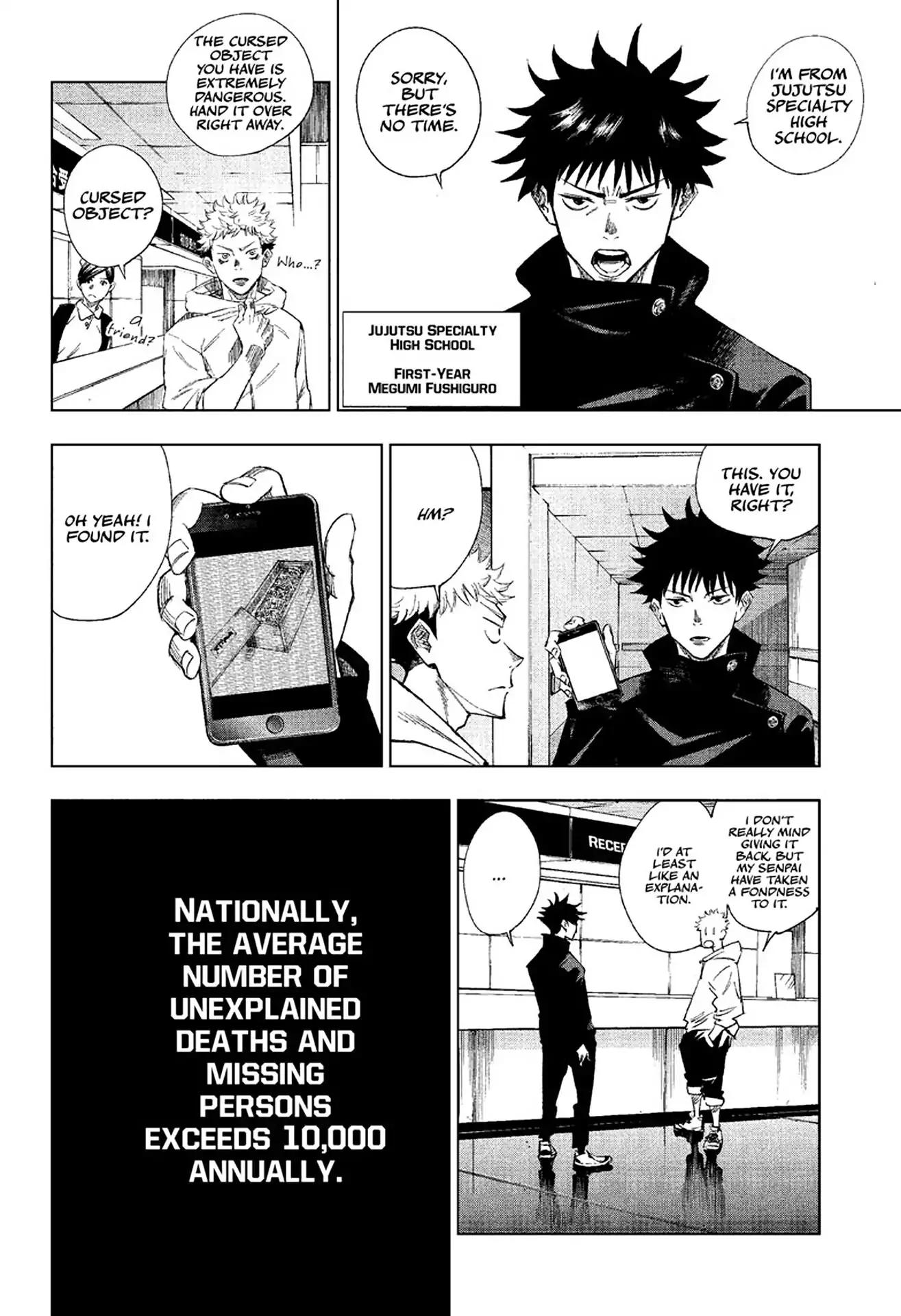 Jujutsu Kaisen Chapter 1