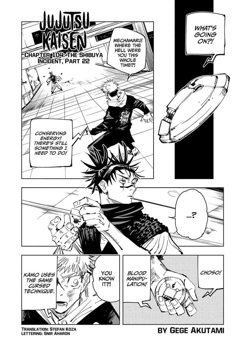 Jujutsu Kaisen Chapter 104