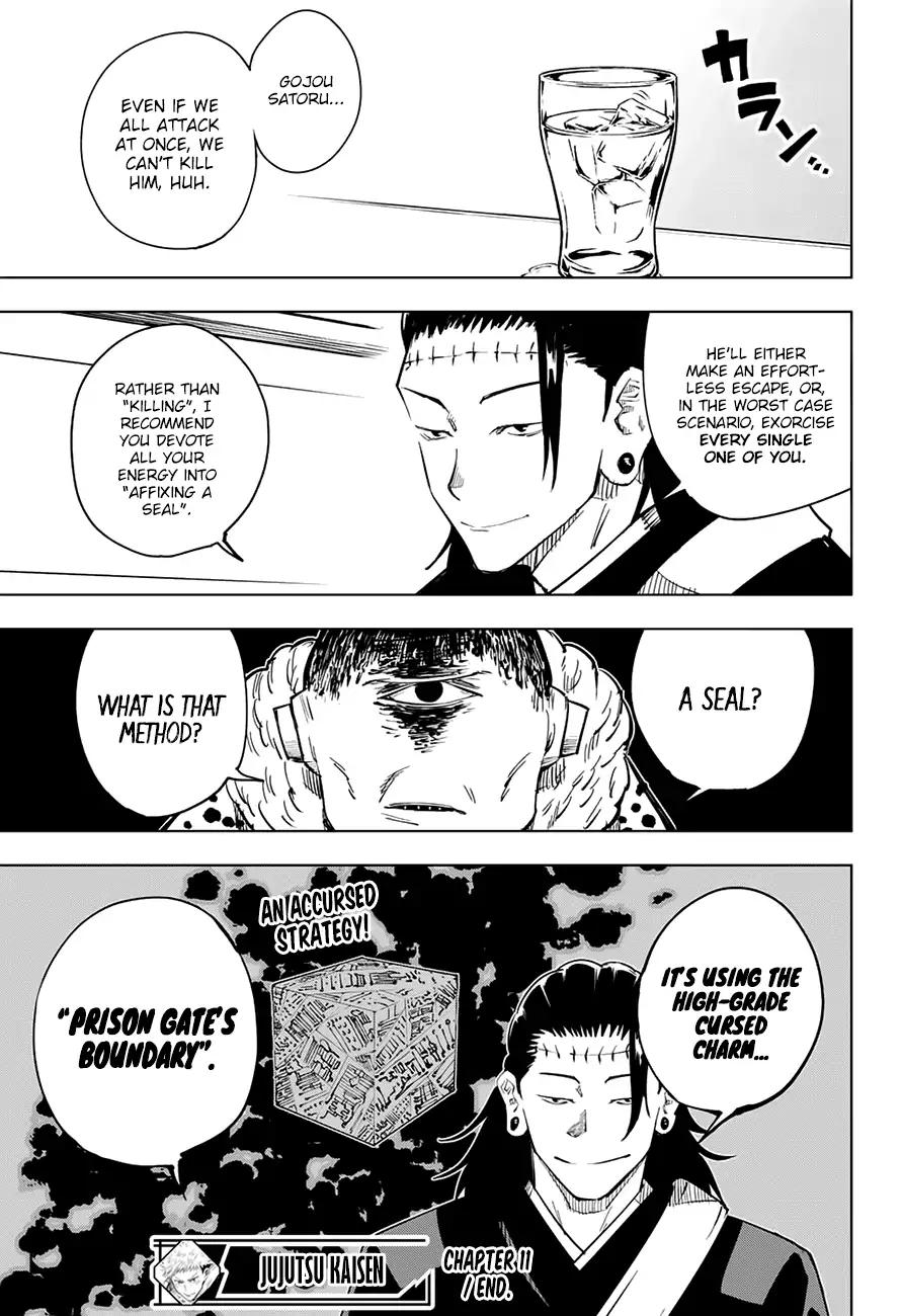 Jujutsu Kaisen Chapter 11