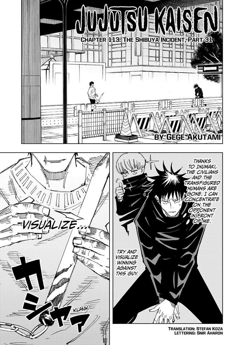 Jujutsu Kaisen Chapter 113