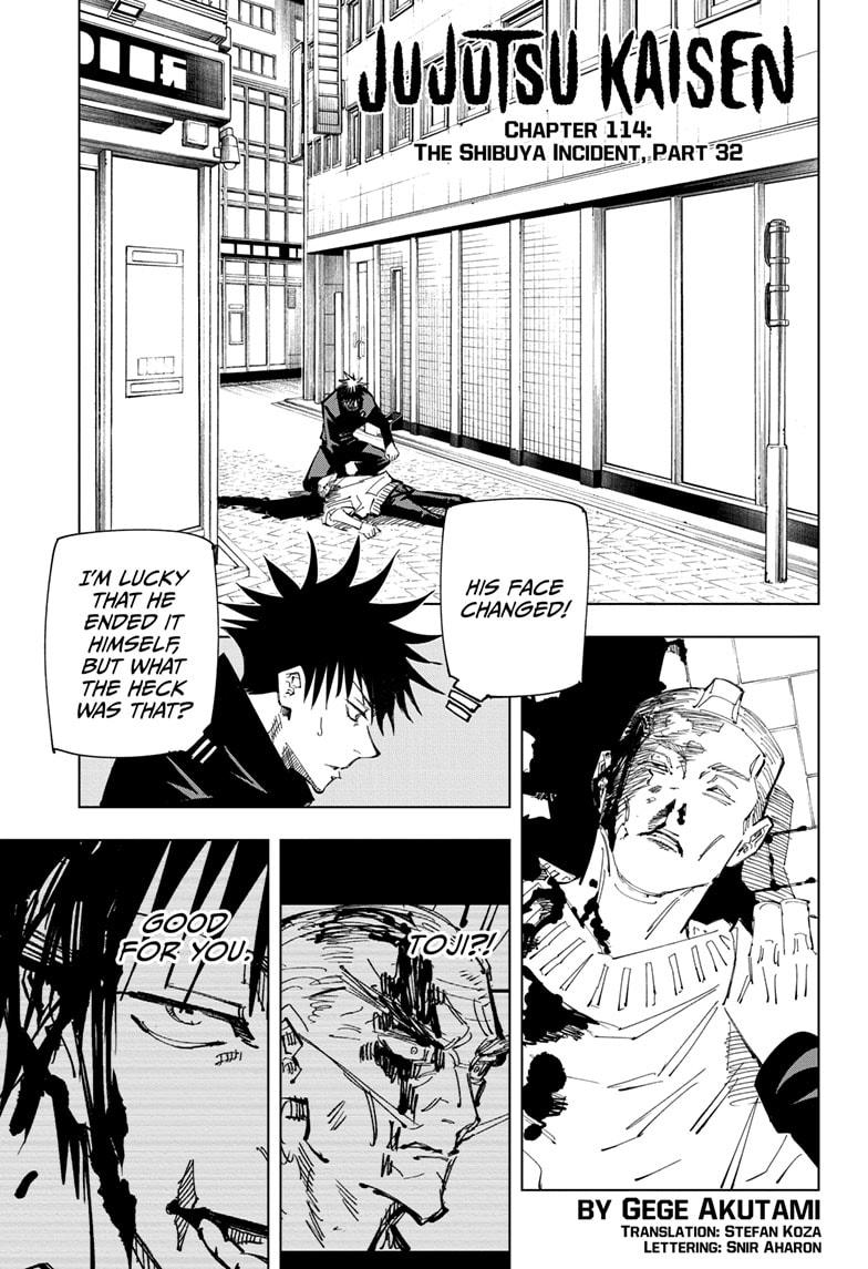 Jujutsu Kaisen Chapter 114