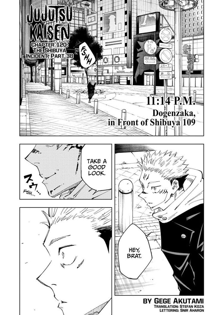 Jujutsu Kaisen Chapter 120