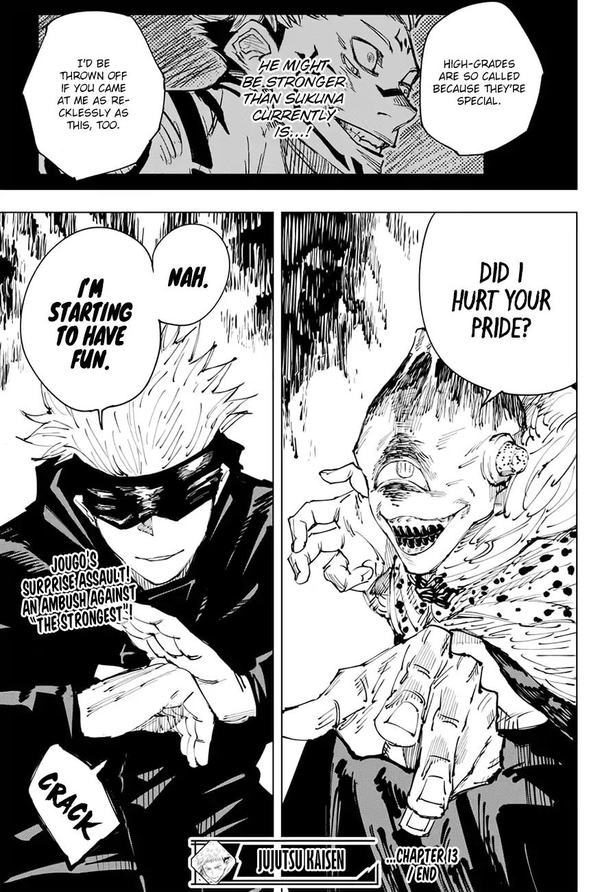 Jujutsu Kaisen Chapter 13