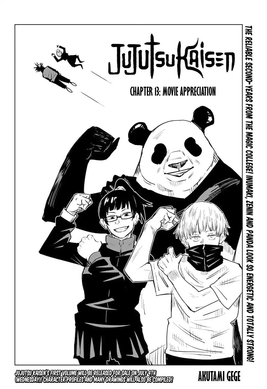 Jujutsu Kaisen Chapter 13