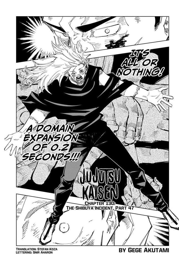 Jujutsu Kaisen Chapter 130