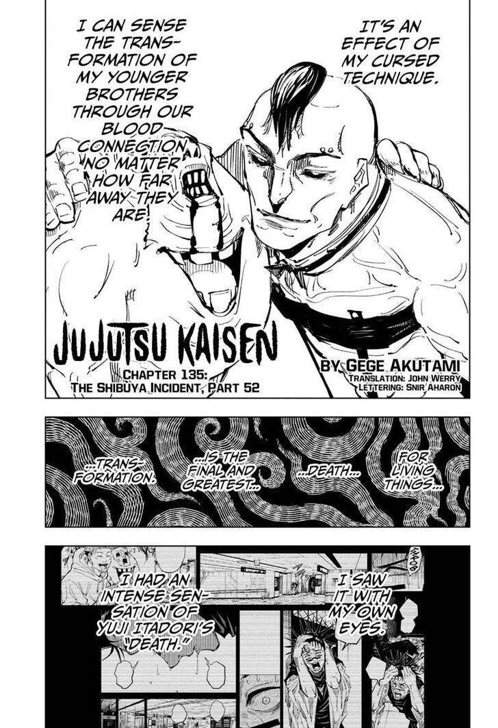 Jujutsu Kaisen Chapter 135