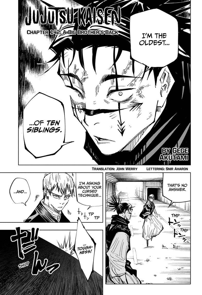 Jujutsu Kaisen Chapter 142