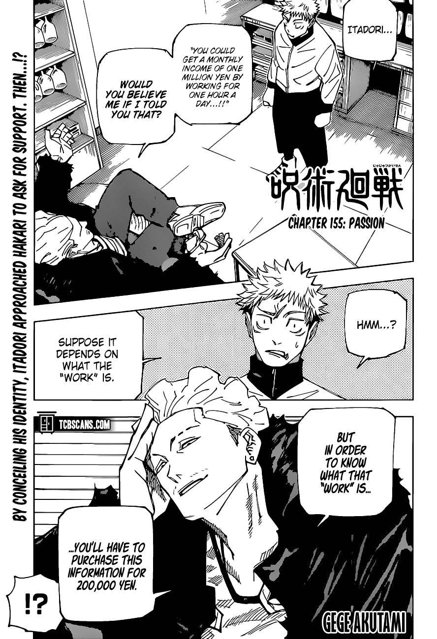 Jujutsu Kaisen Chapter 155