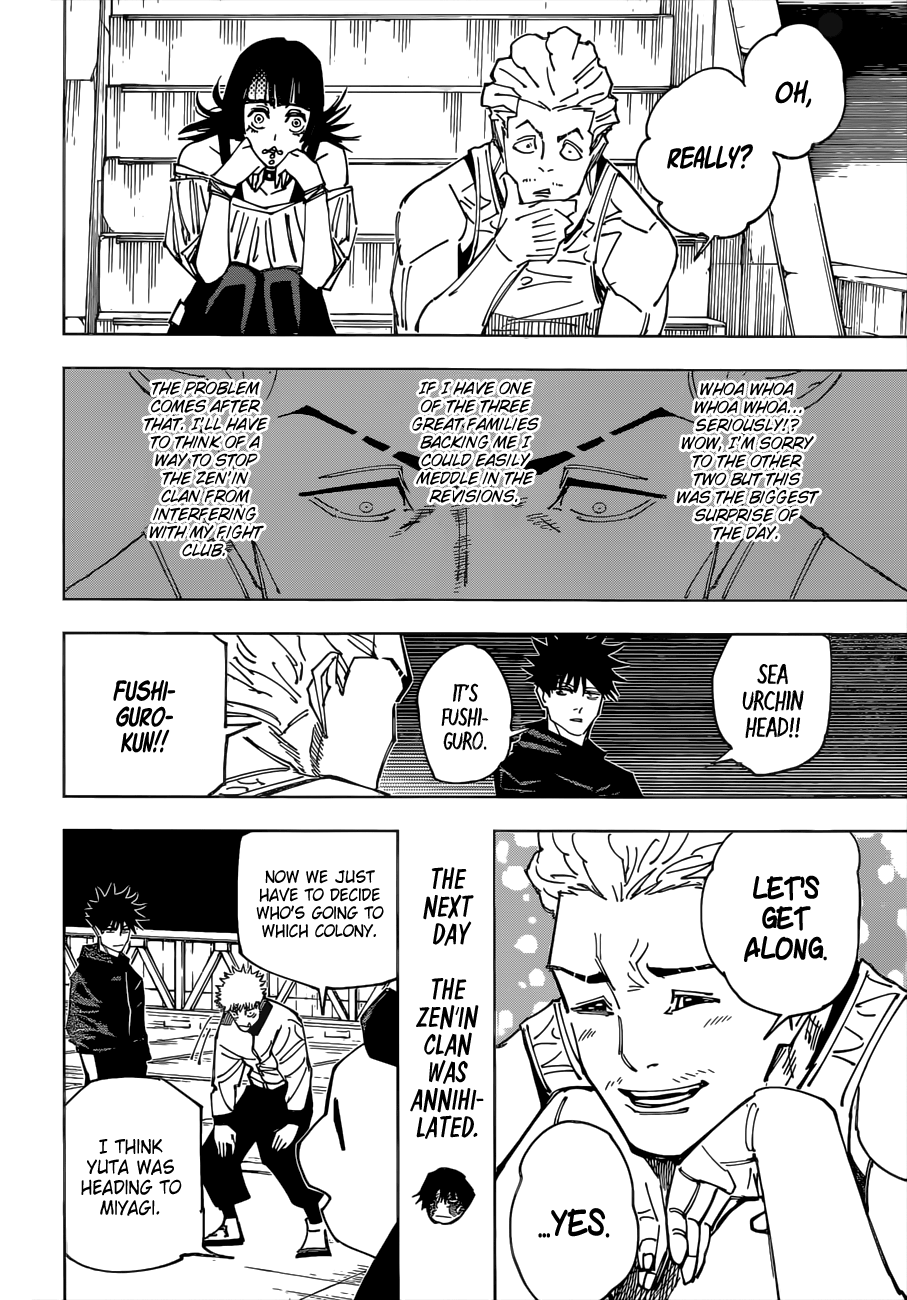 Jujutsu Kaisen Chapter 158