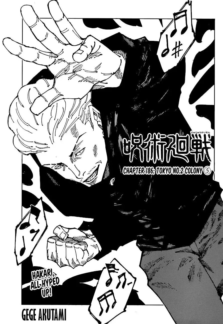 Jujutsu Kaisen Chapter 186