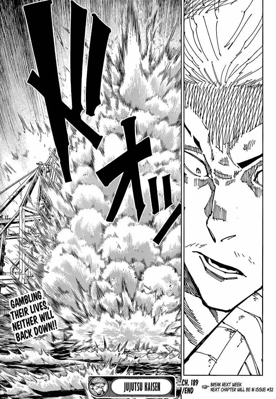 Jujutsu Kaisen Chapter 189