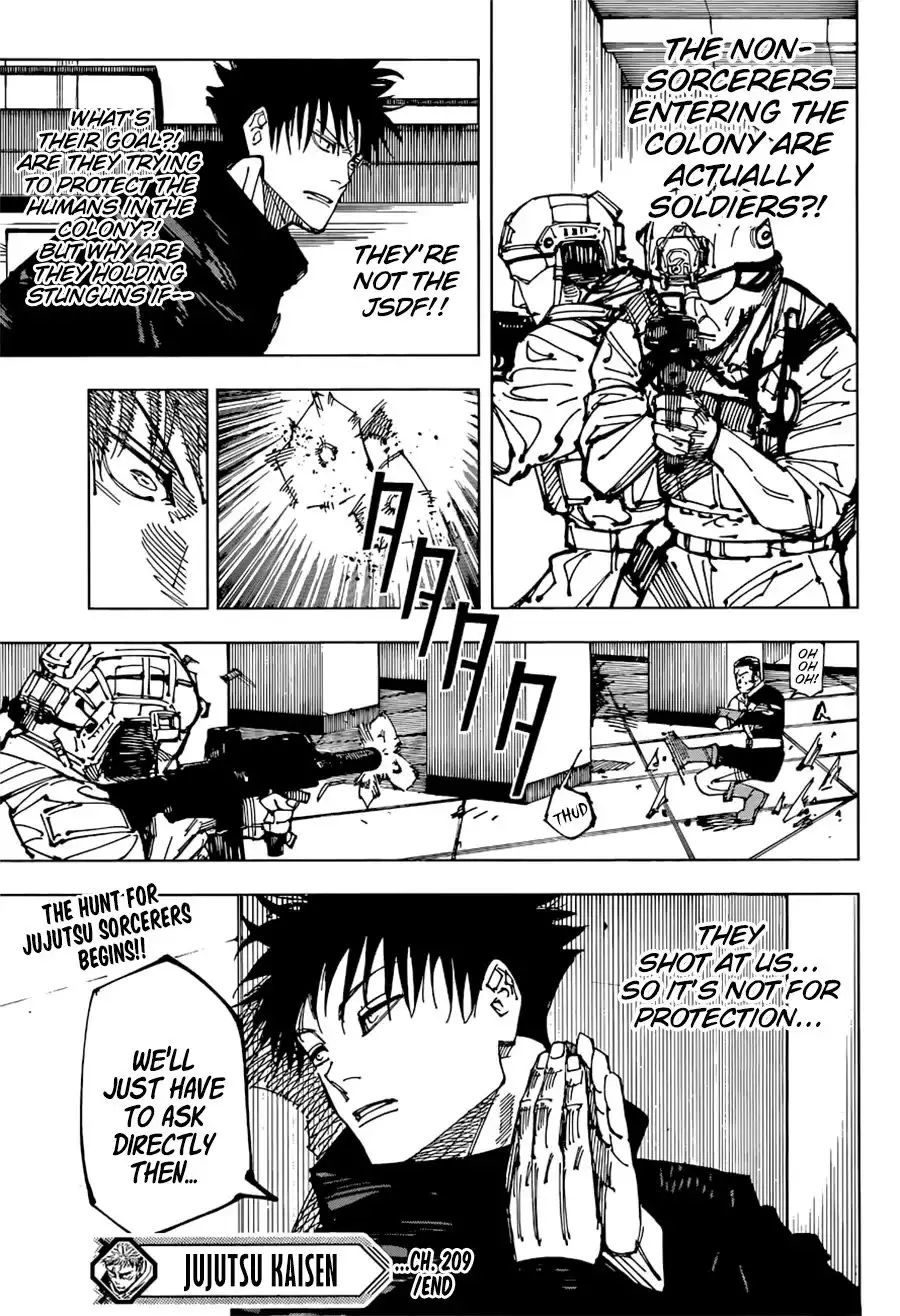 Jujutsu Kaisen Chapter 209