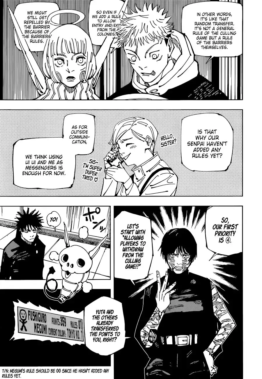 Jujutsu Kaisen Chapter 211