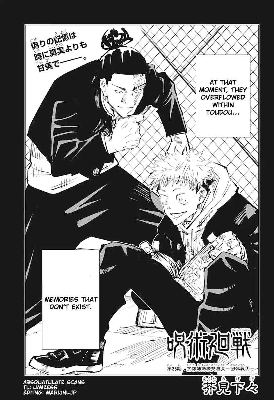 Jujutsu Kaisen Chapter 35