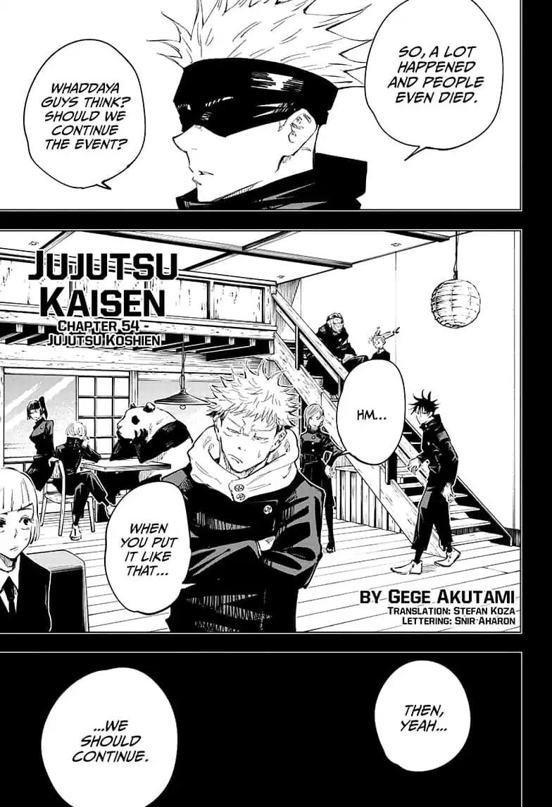 Jujutsu Kaisen Chapter 54