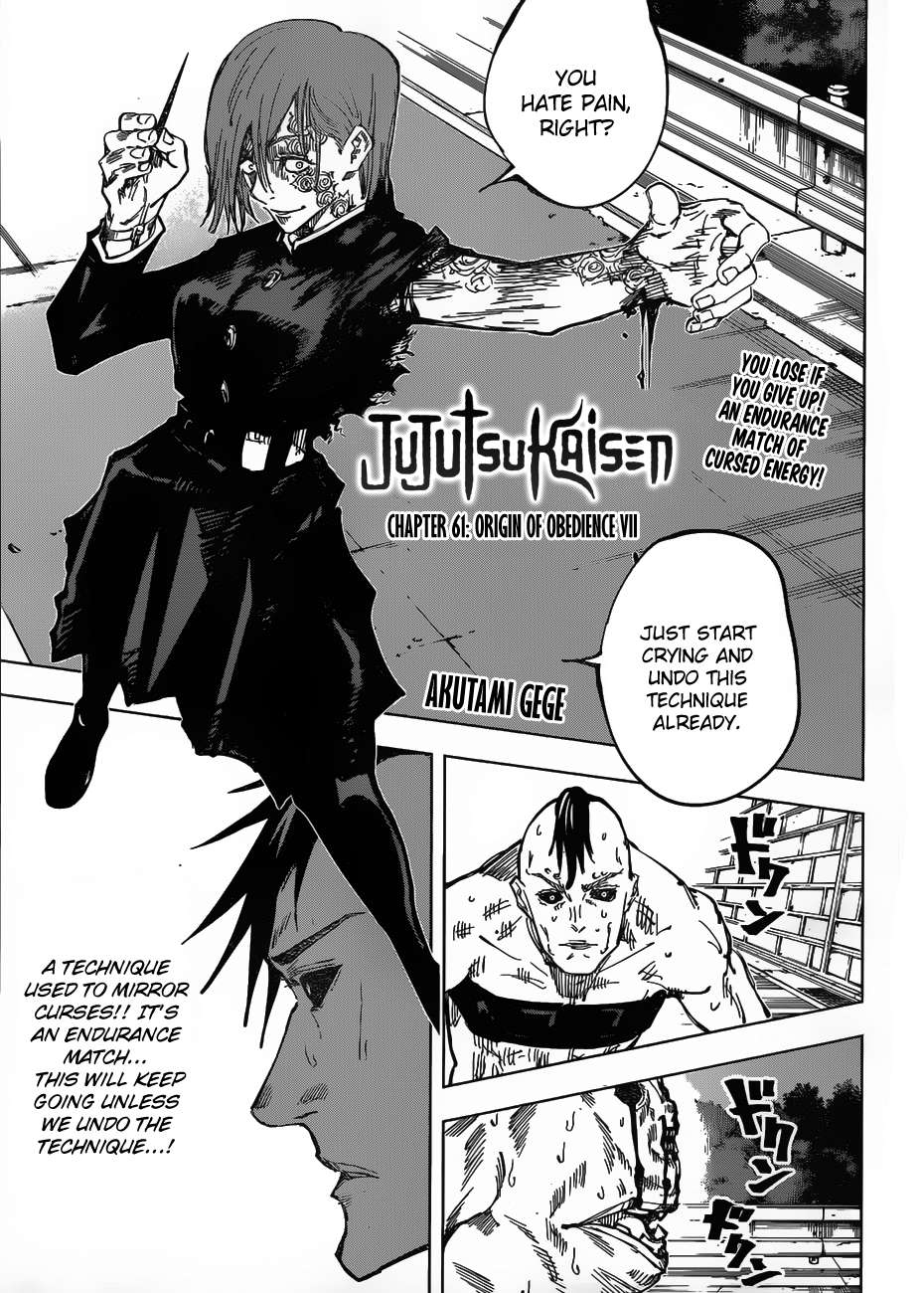 Jujutsu Kaisen Chapter 61