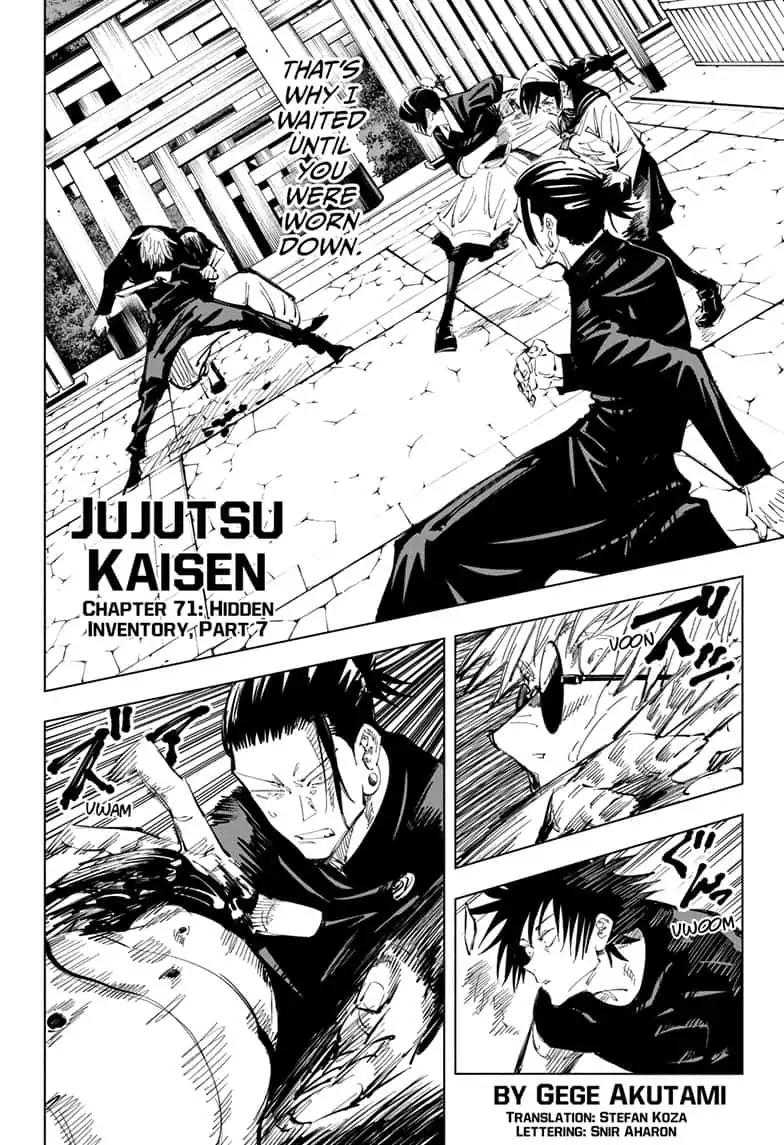 Jujutsu Kaisen Chapter 71