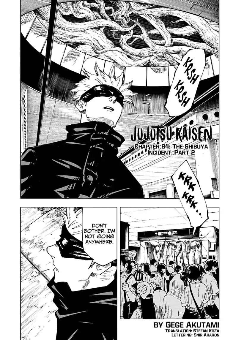 Jujutsu Kaisen Chapter 84