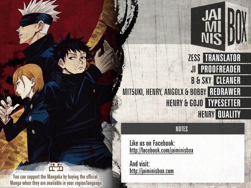 Jujutsu Kaisen Chapter 87