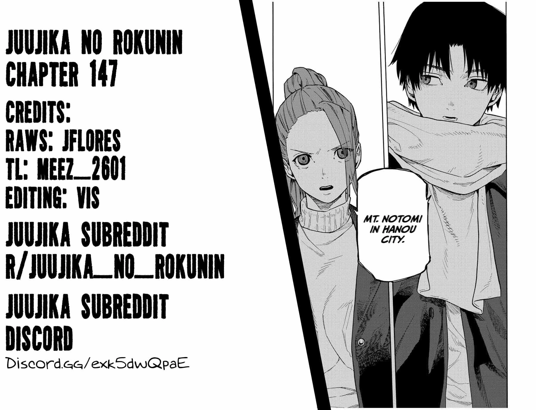 Juujika no Rokunin Chapter 147