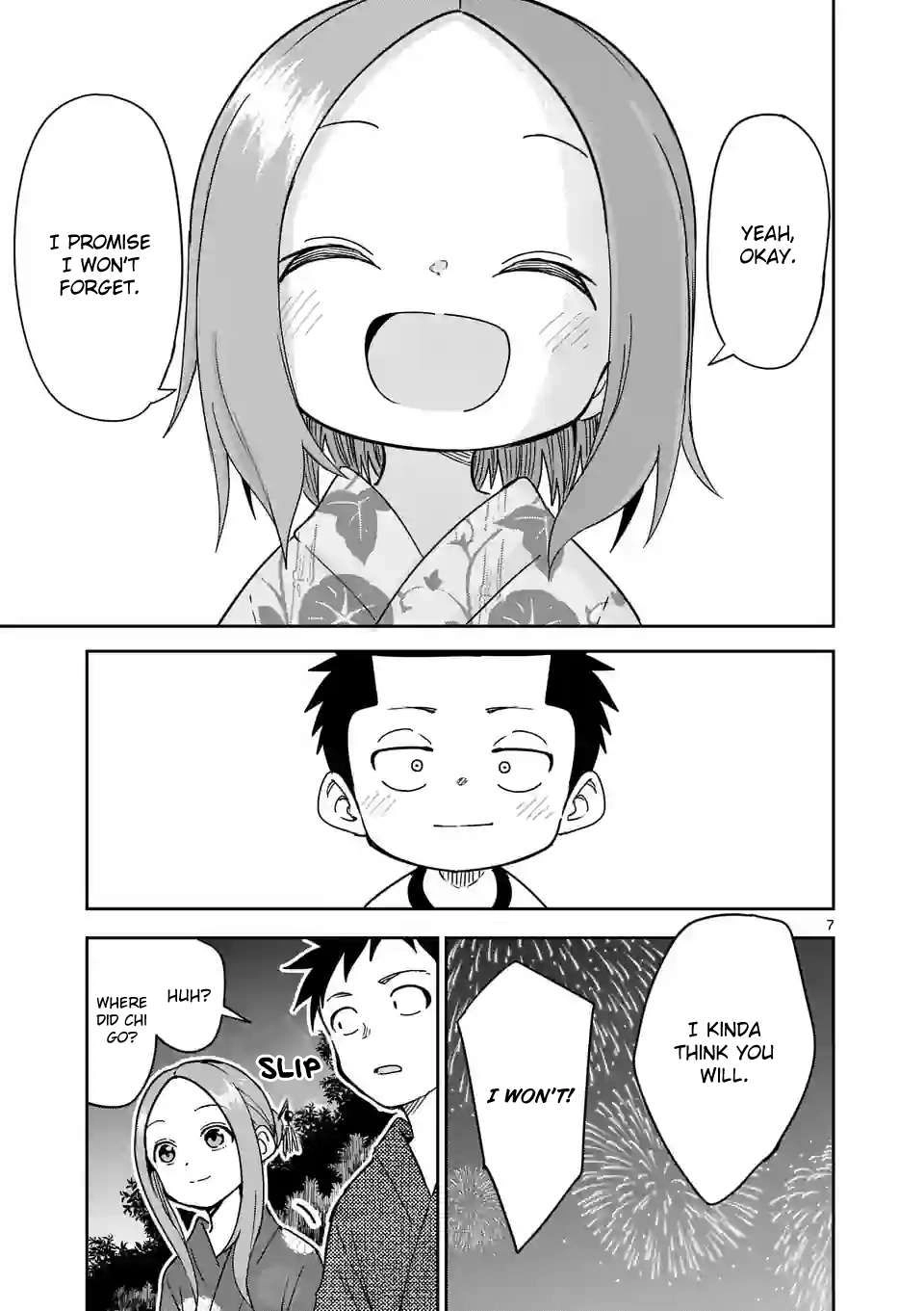 Karakai Jouzu no (Moto) Takagi-san Chapter 296