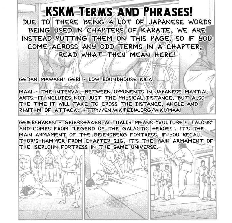 Karate Shoukoushi Kohinata Minoru Chapter 218