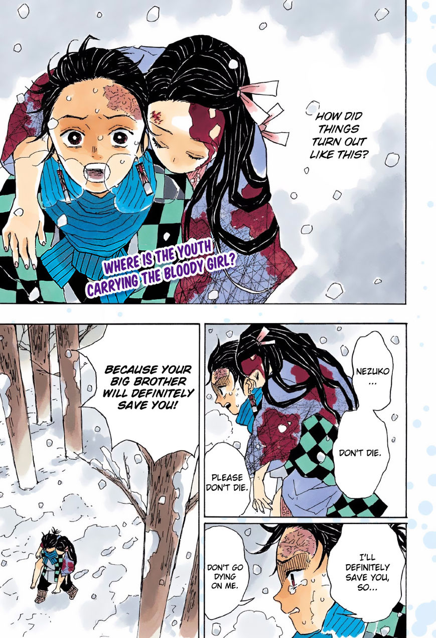 Kimetsu no Yaiba Chapter 1